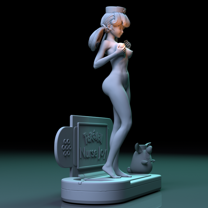 Nurse Joy NSFW and Wigglytuff - Pokemon - STL 3D Print Files