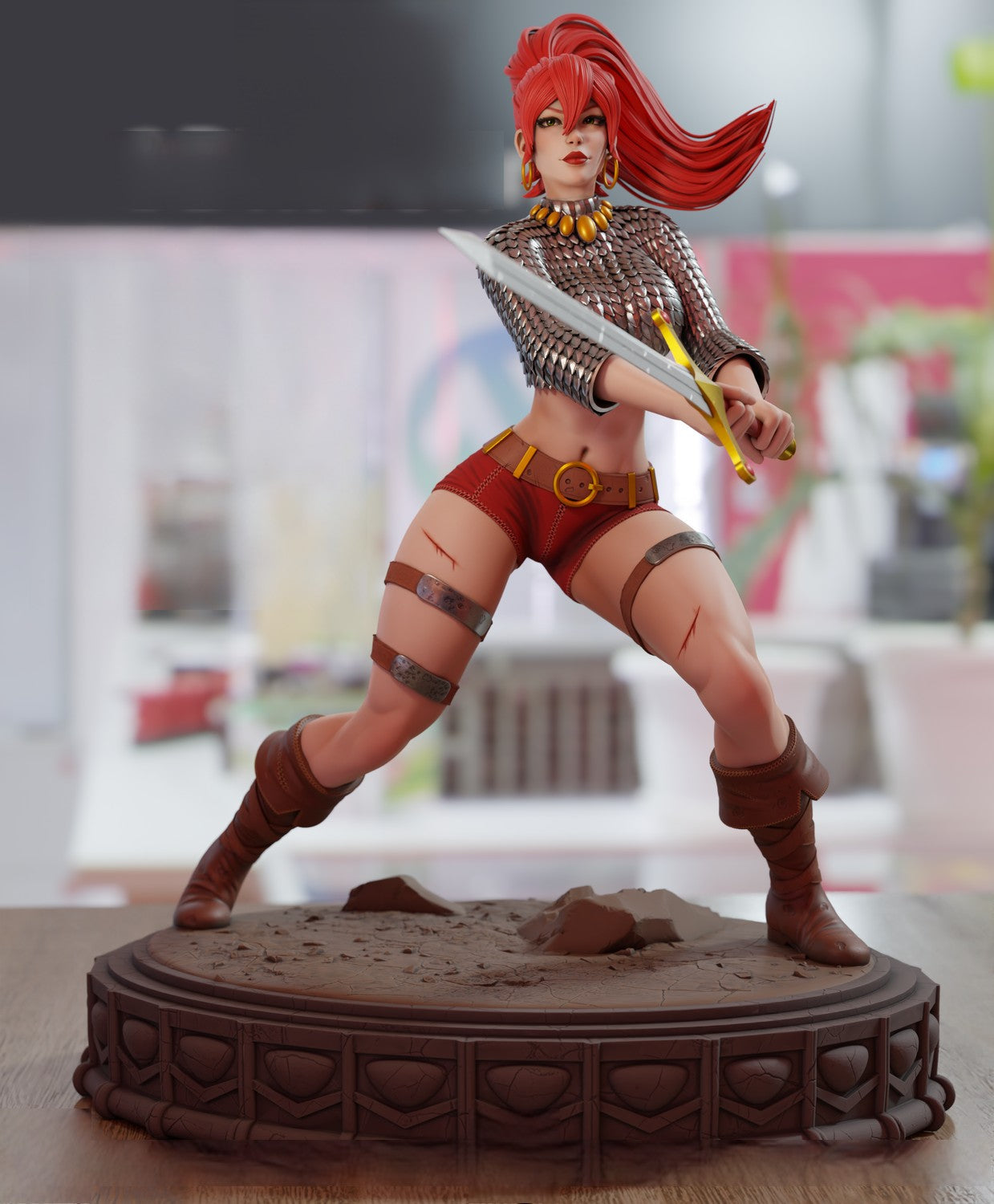 1357 Red Sonja NSFW - Marvel Comics - STL 3D Print Files