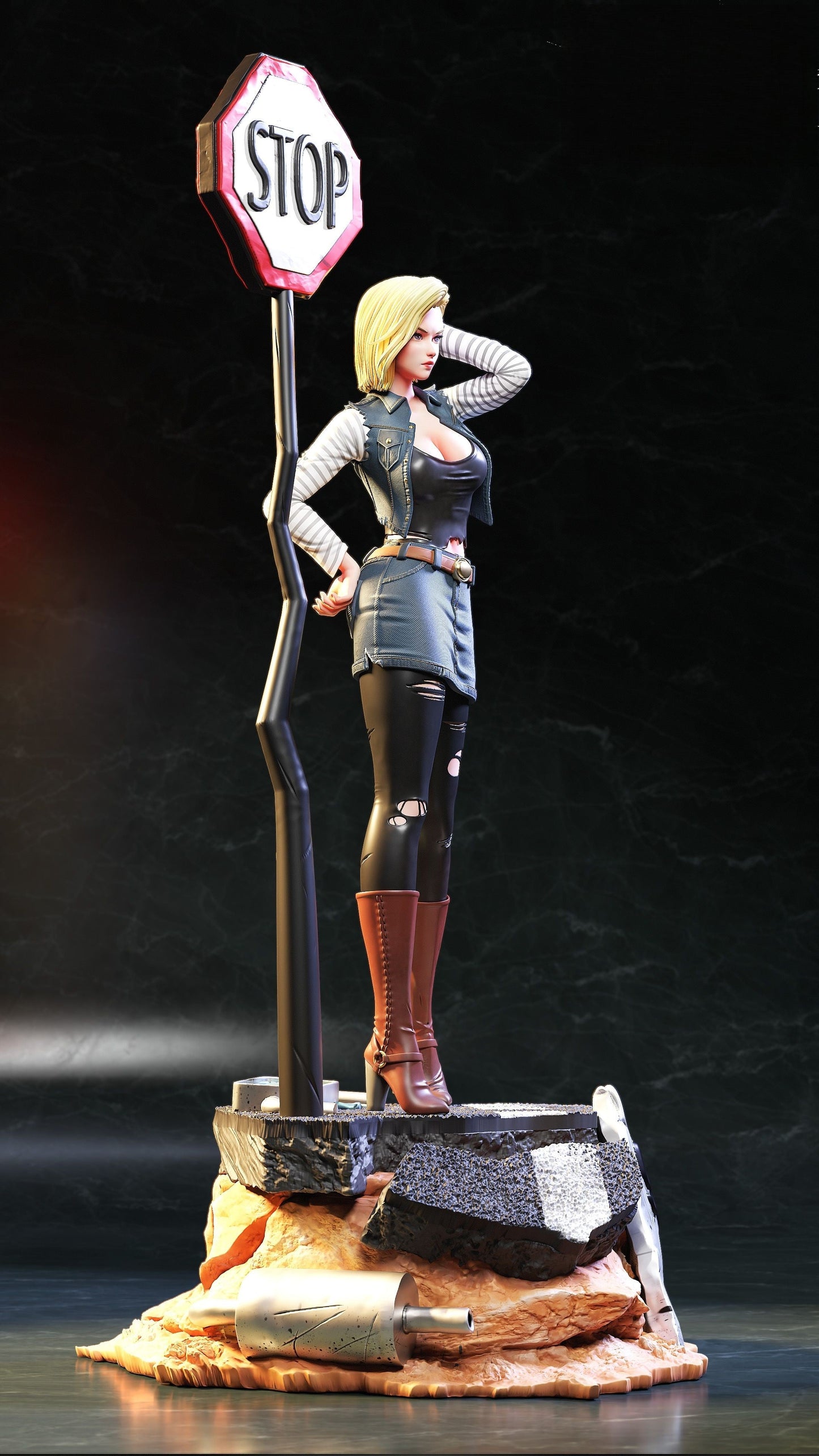 Android 18 - STL 3D Print Files