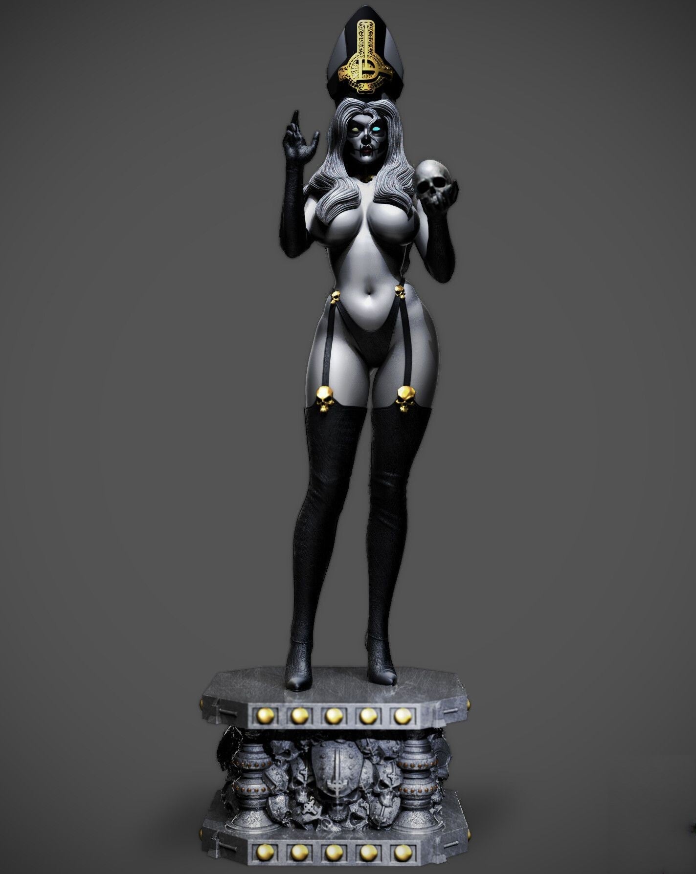 Lady Death Ghost - STL 3D Print Files