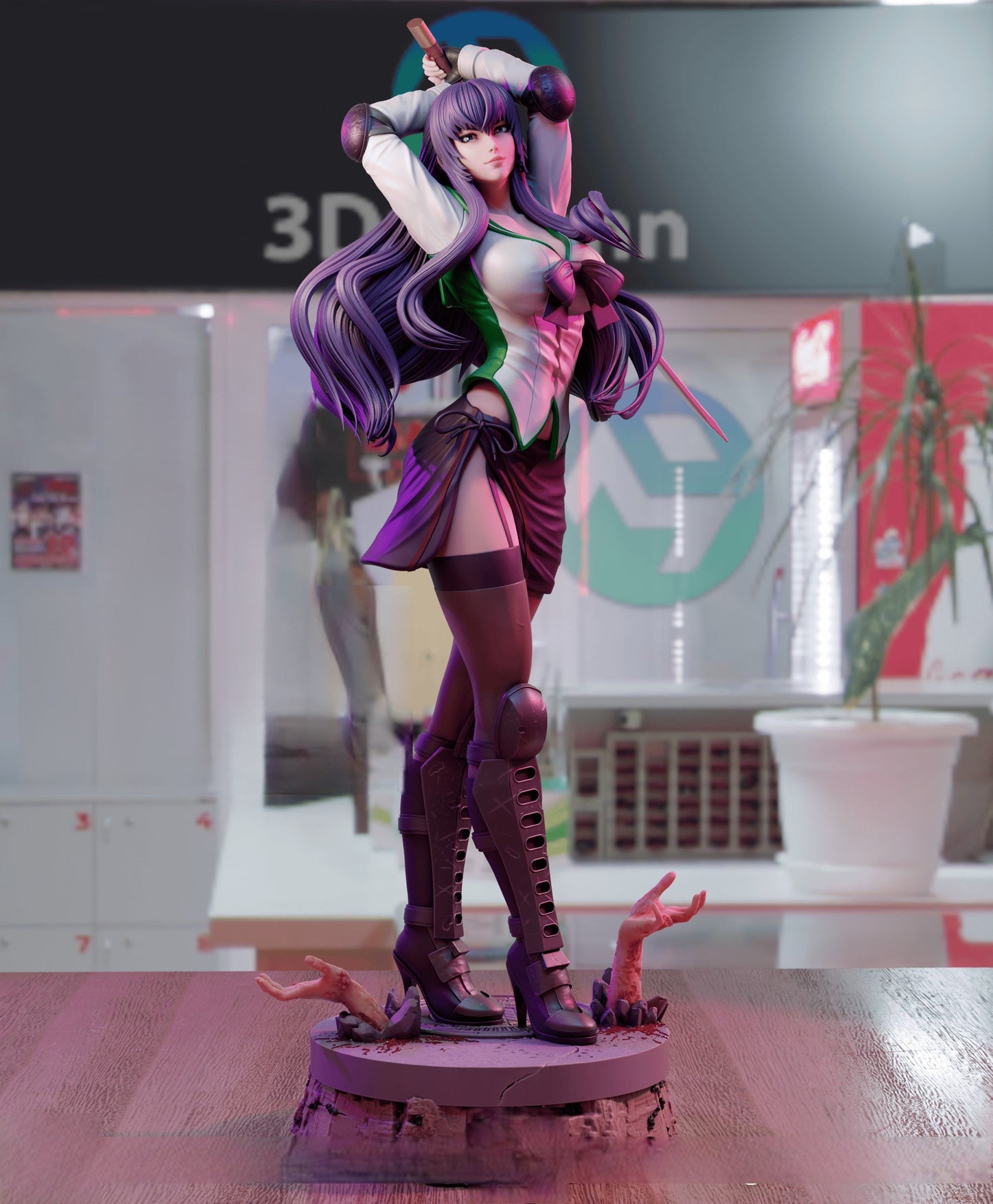 Saeko Busujima NSFW - Highschool of the Dead - STL 3D Print Files