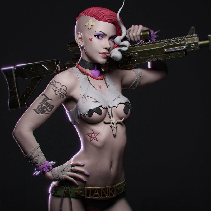 Tank Girl - STL 3D Print Files