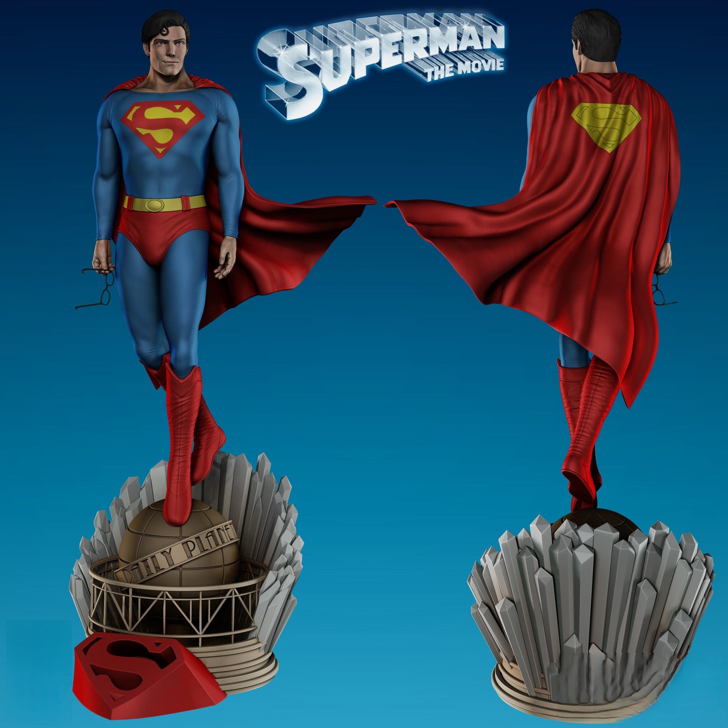 Superman - Christopher Reeve - STL 3D Print Files