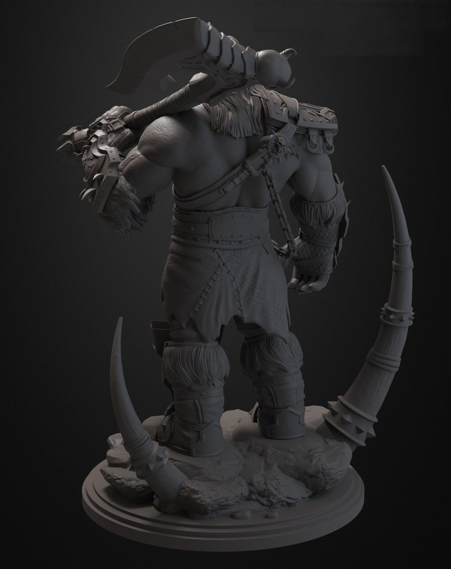 Grommash Hellscream - World of Warcraft - STL 3D Print Files