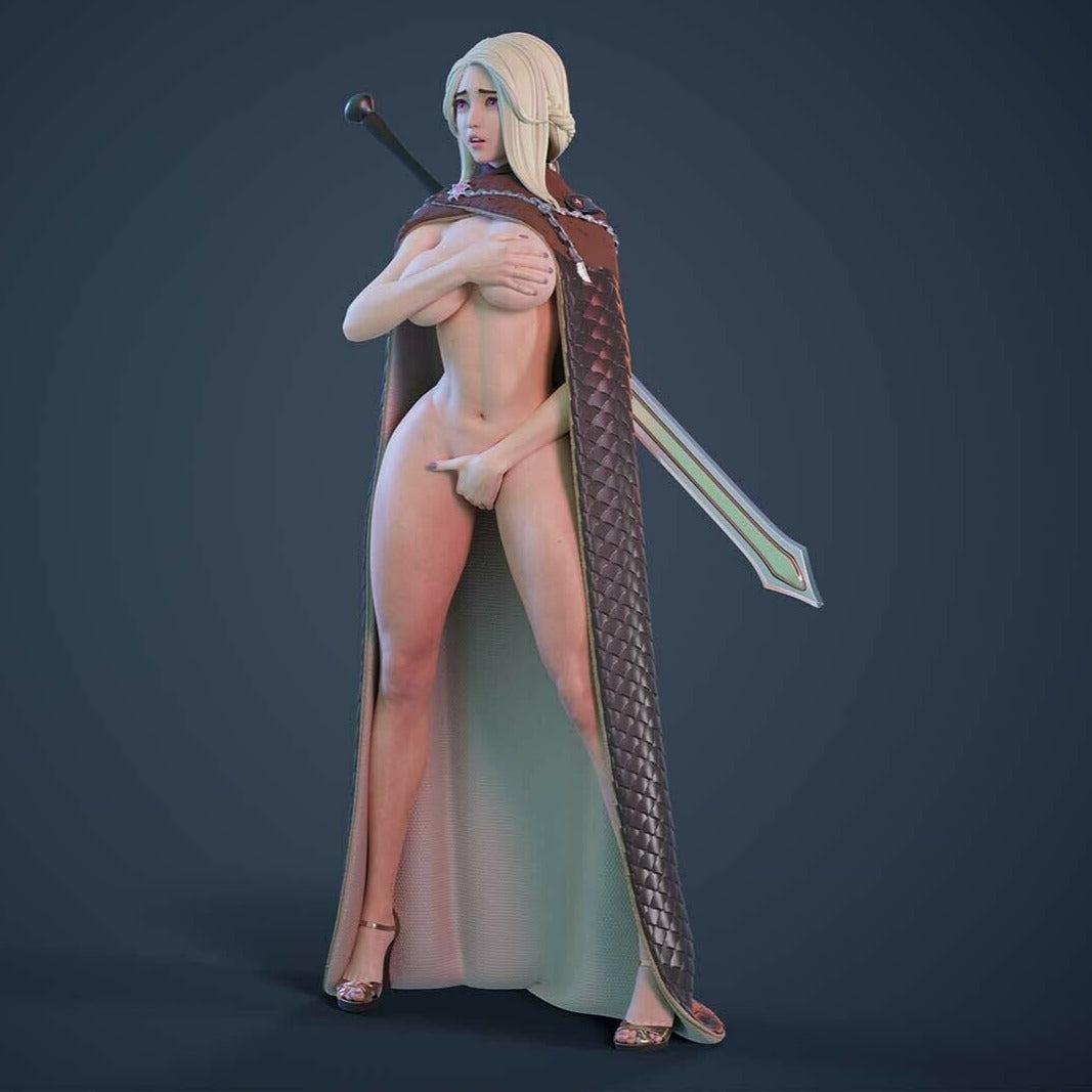1620 Woman Warrior NSFW - STL 3D Print Files