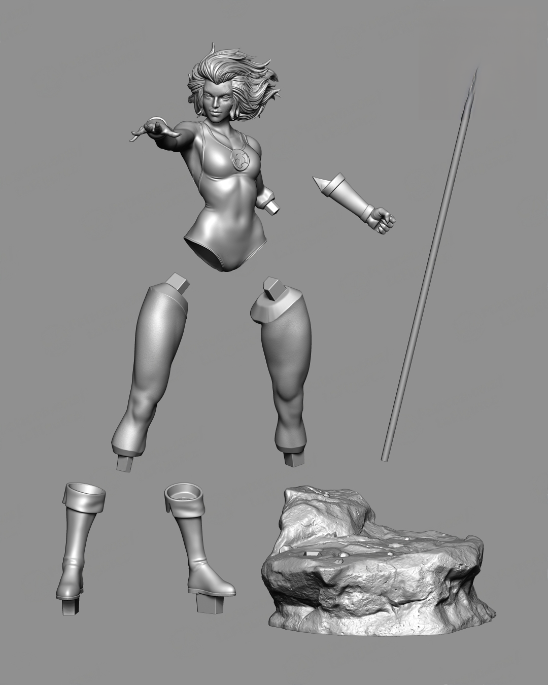 1268 Cheetara - ThunderCats - STL 3D Print Files