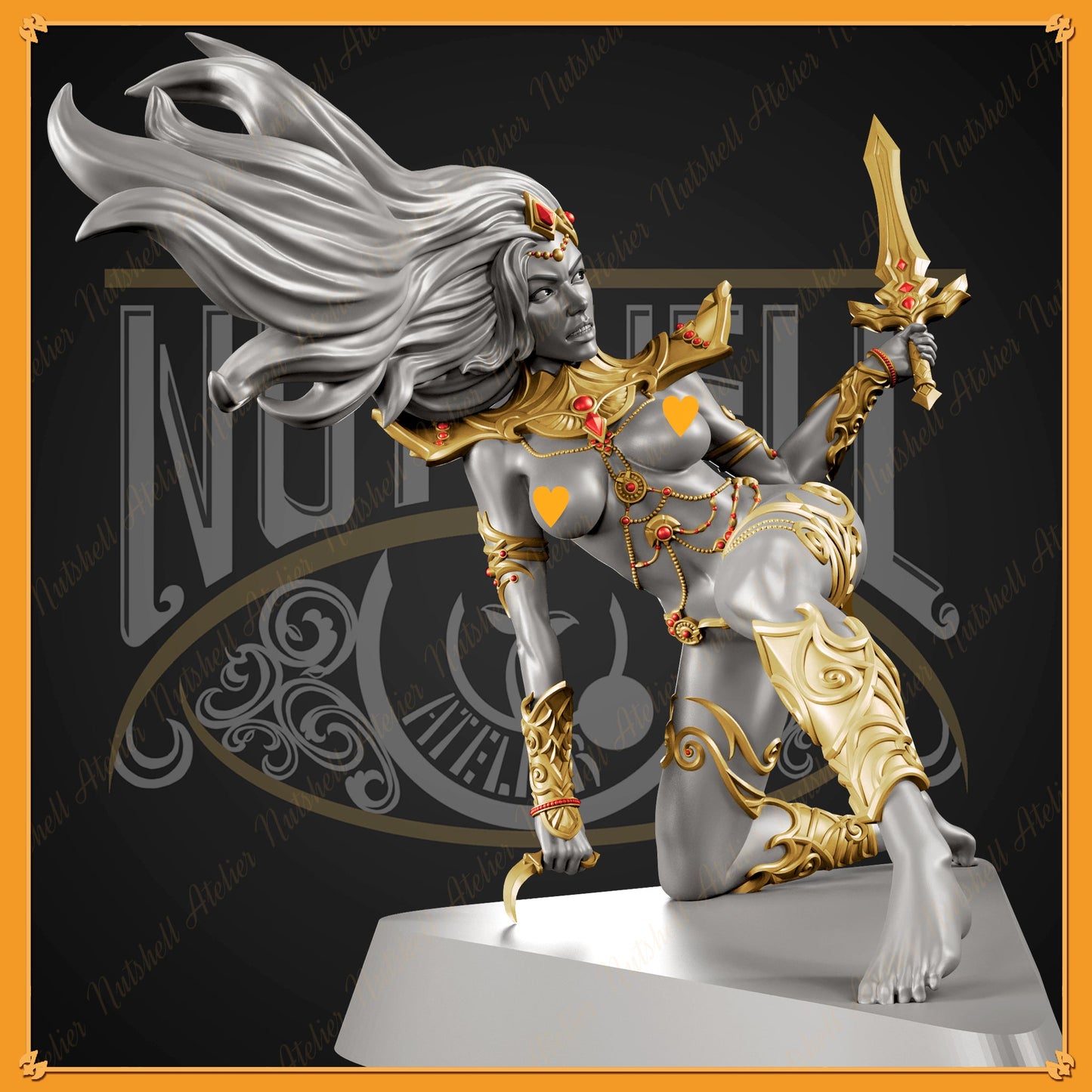 1270 Dejah Thoris NSFW - Princess of Mars - STL 3D Print Files