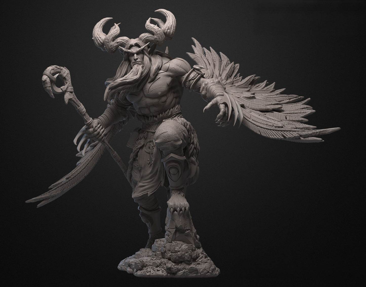 Malfurion Stormrage - World of Warcraft - STL 3D Print Files