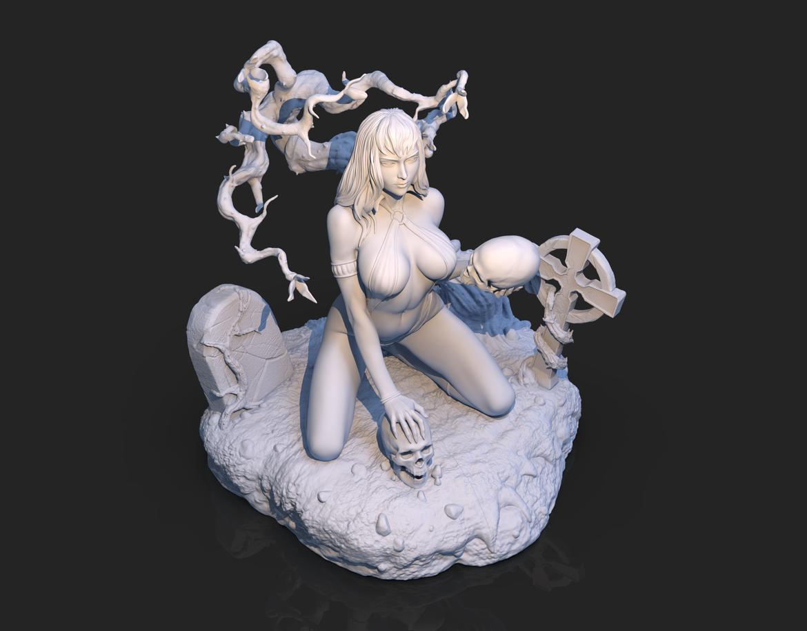 1322  Vampirella NSFW - STL 3D Print Files