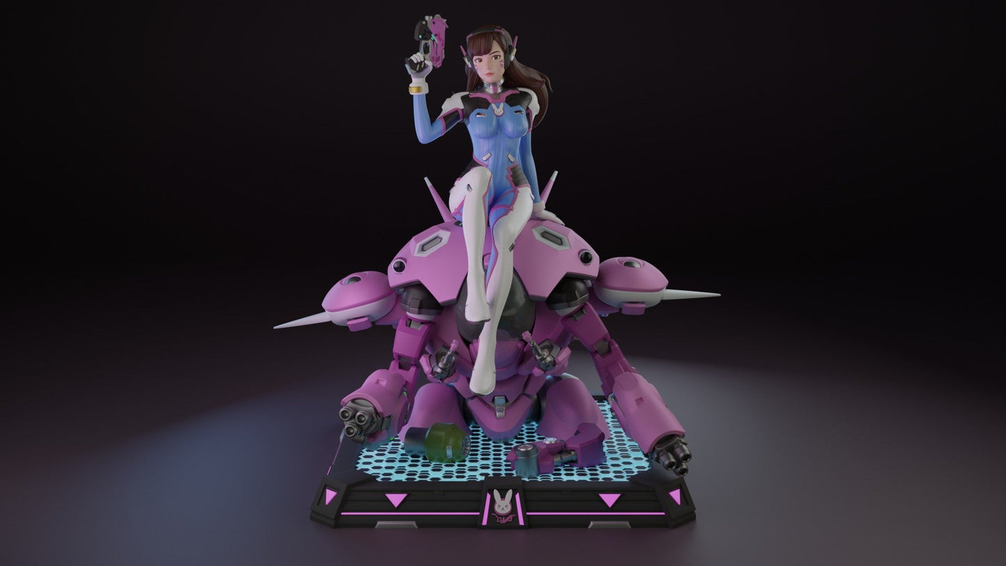 D.Va NSFW - Overwatch  - STL 3D Print Files