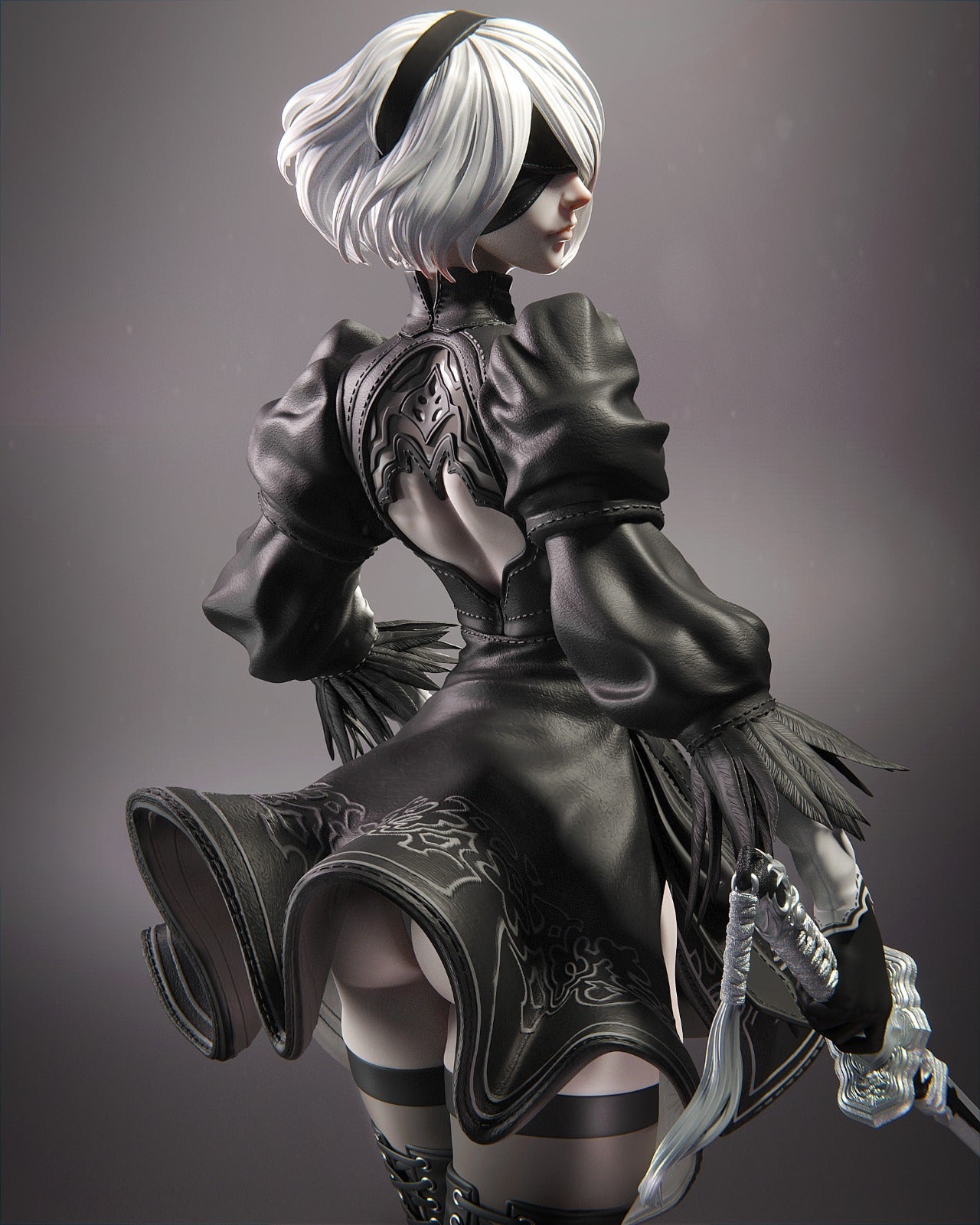 1289 2B - NIER AUTOMATA - STL 3D Print Files