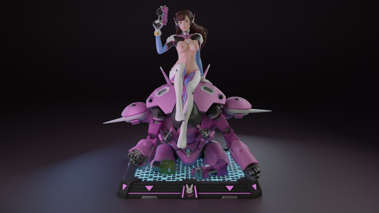 D.Va NSFW - Overwatch  - STL 3D Print Files