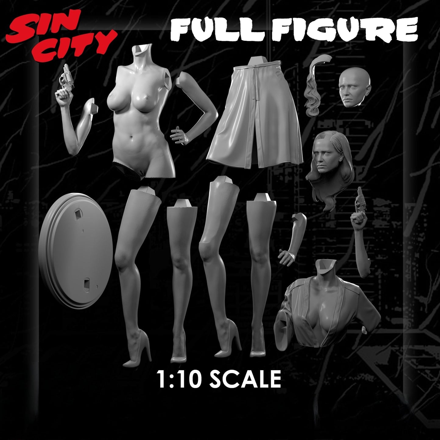 Eva Green NSFW - Sin City - STL 3D Print Files