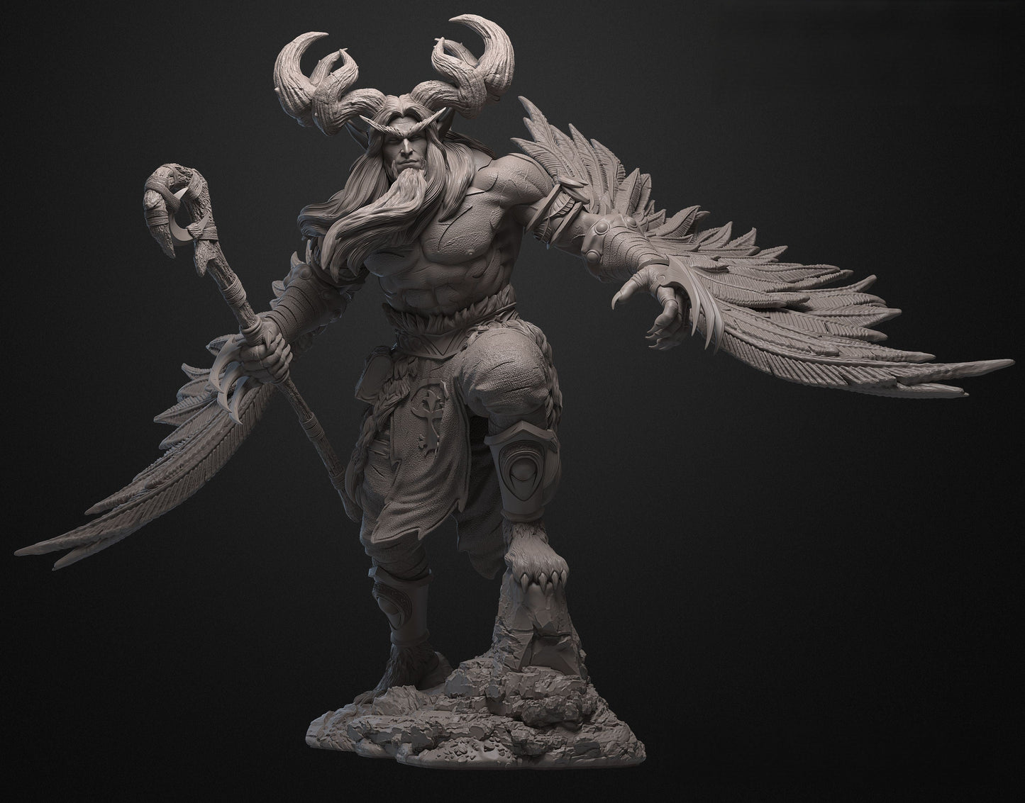 Malfurion Stormrage - World of Warcraft - STL 3D Print Files