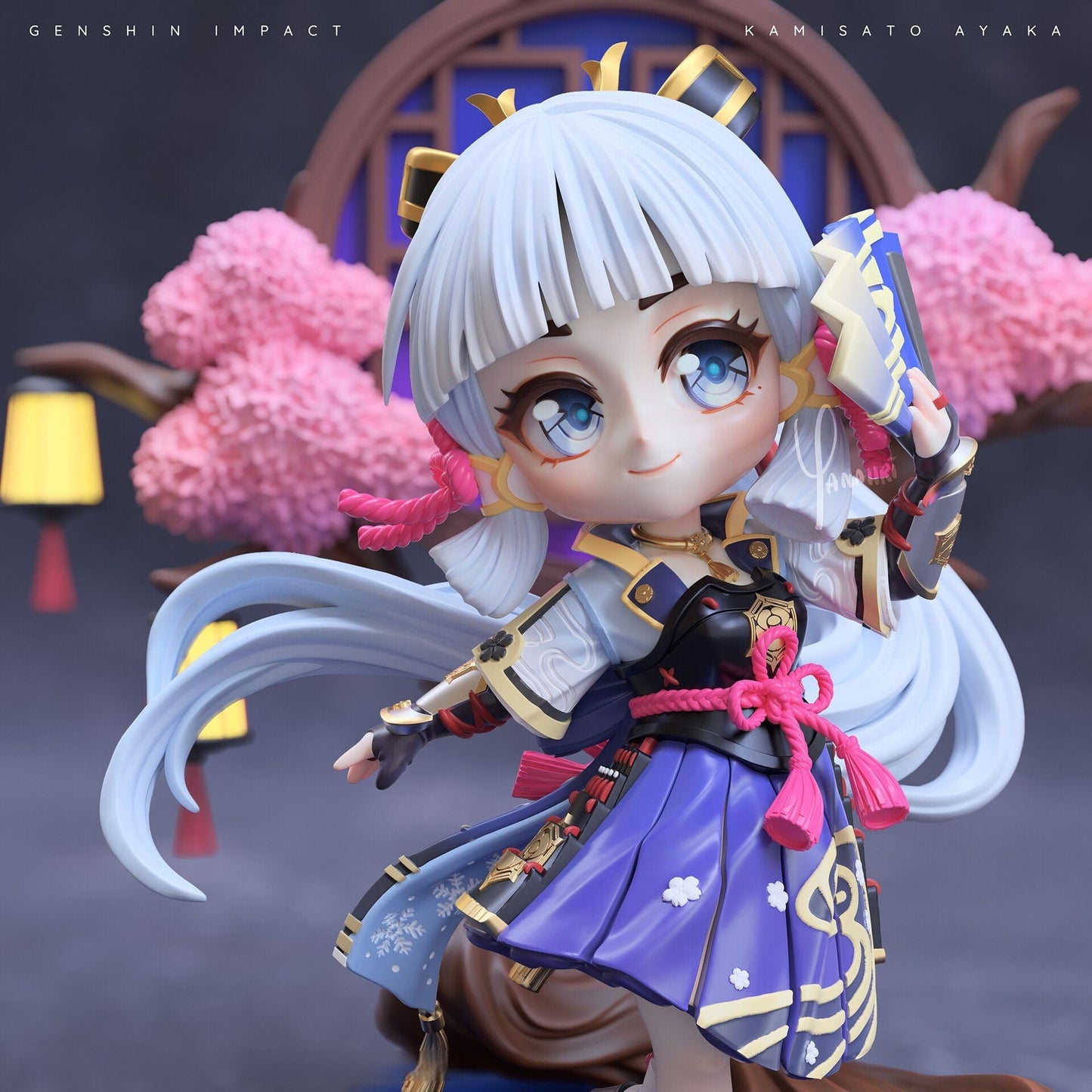 Chibi Kamisato Ayaka - Genshin Impact - STL 3D Print Files