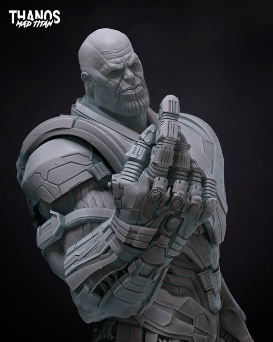 Thanos Bust - Marvel Comics  - STL 3D Print Files