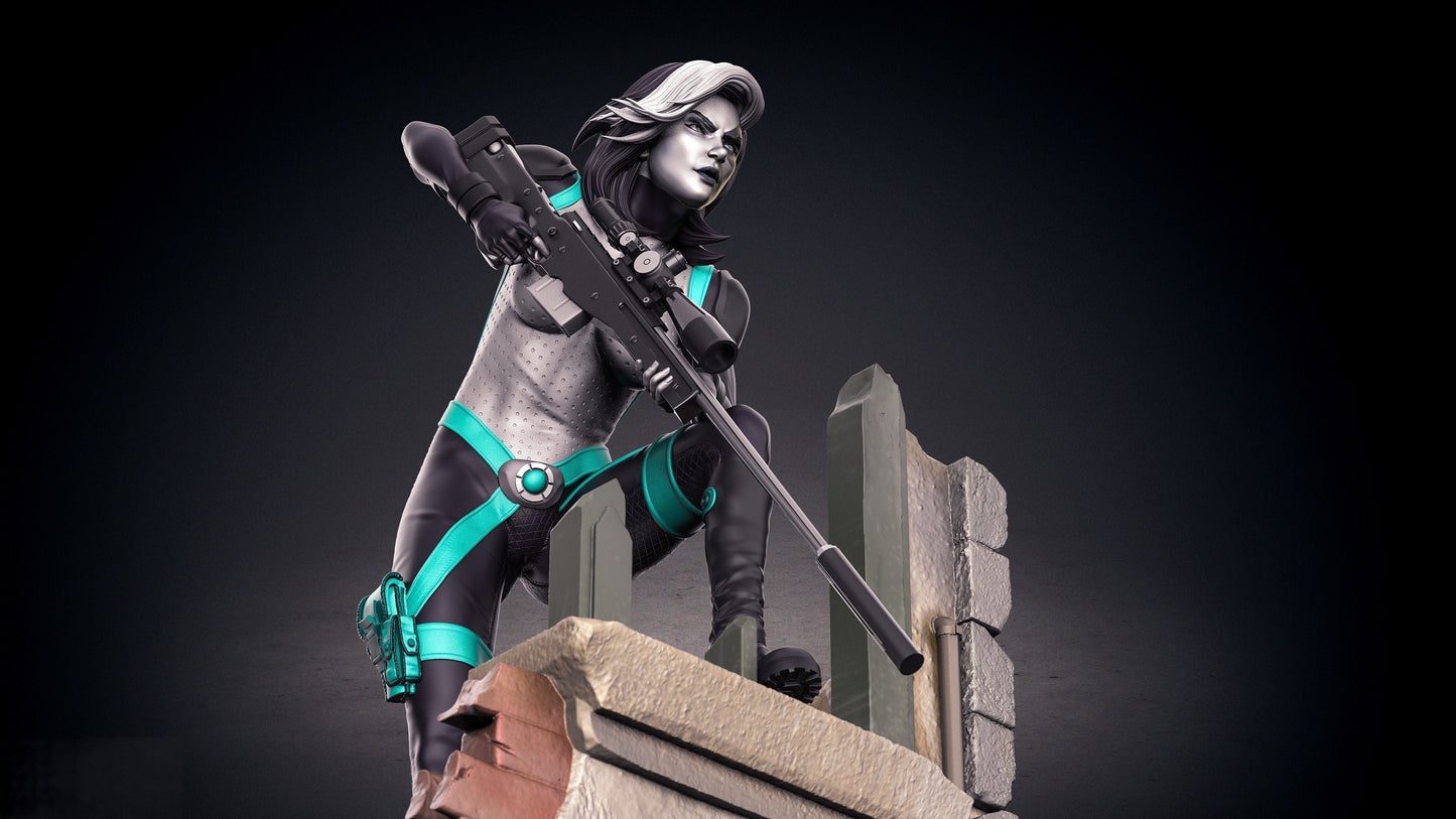 1538 Domino - Marvel Comics - STL 3D Print Files