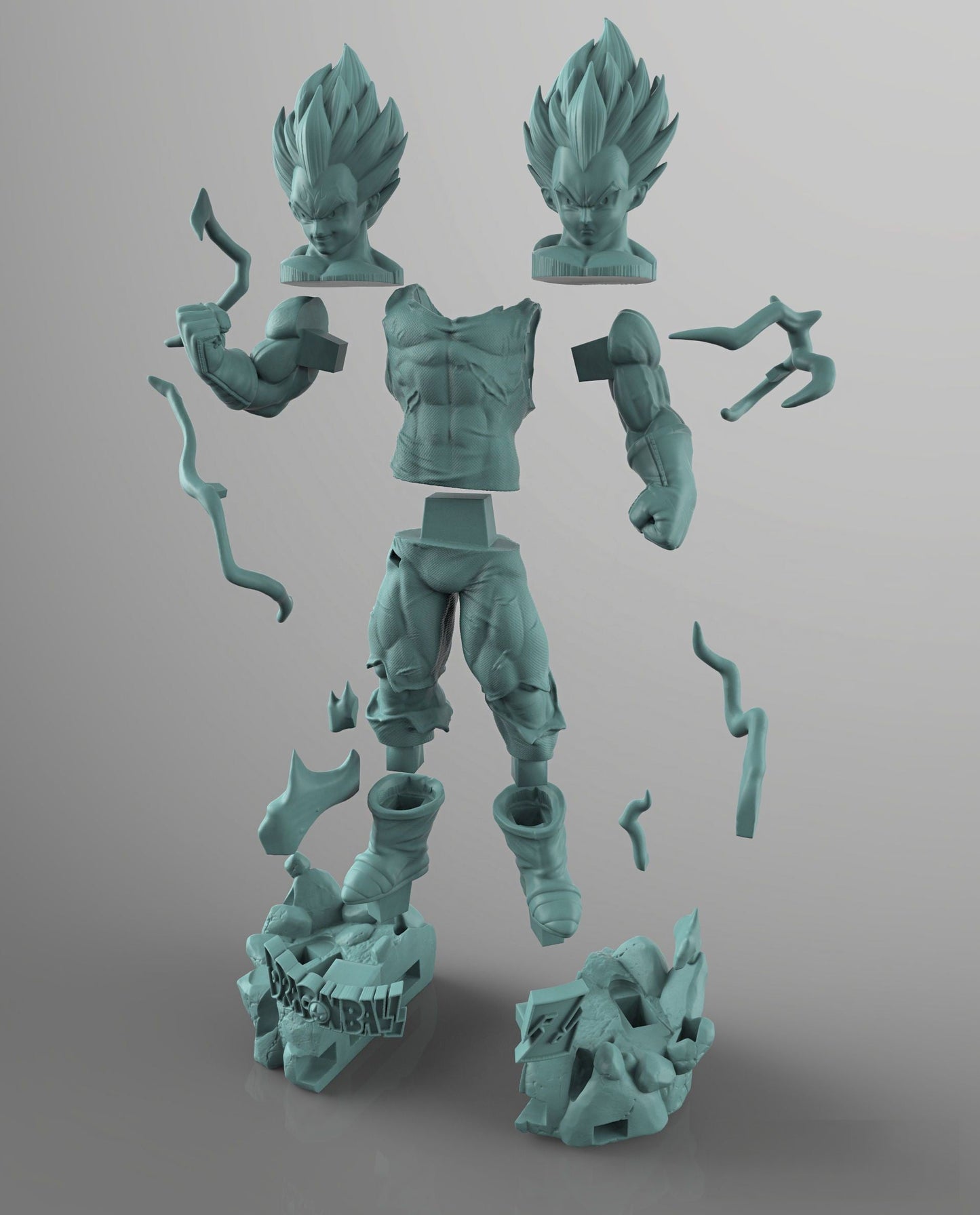 Vegeta - Super Saiyan - STL 3D Print Files