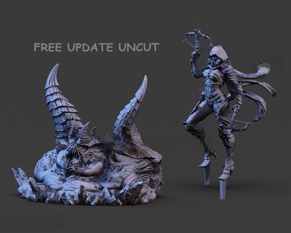 Demon Hunter - Diablo - STL 3D Print Files