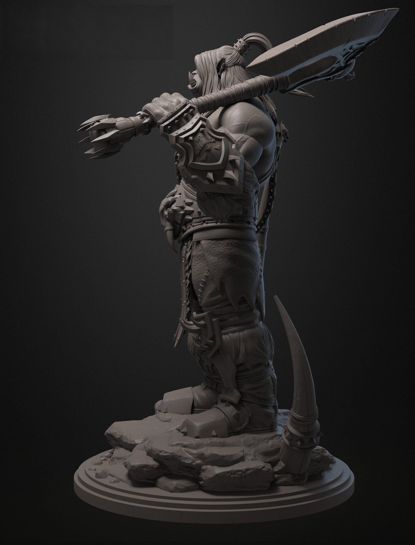 Grommash Hellscream - World of Warcraft - STL 3D Print Files