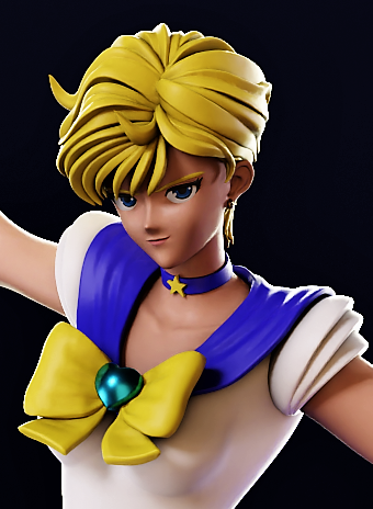 Sailor Moon - Uranus  - STL 3D Print Files