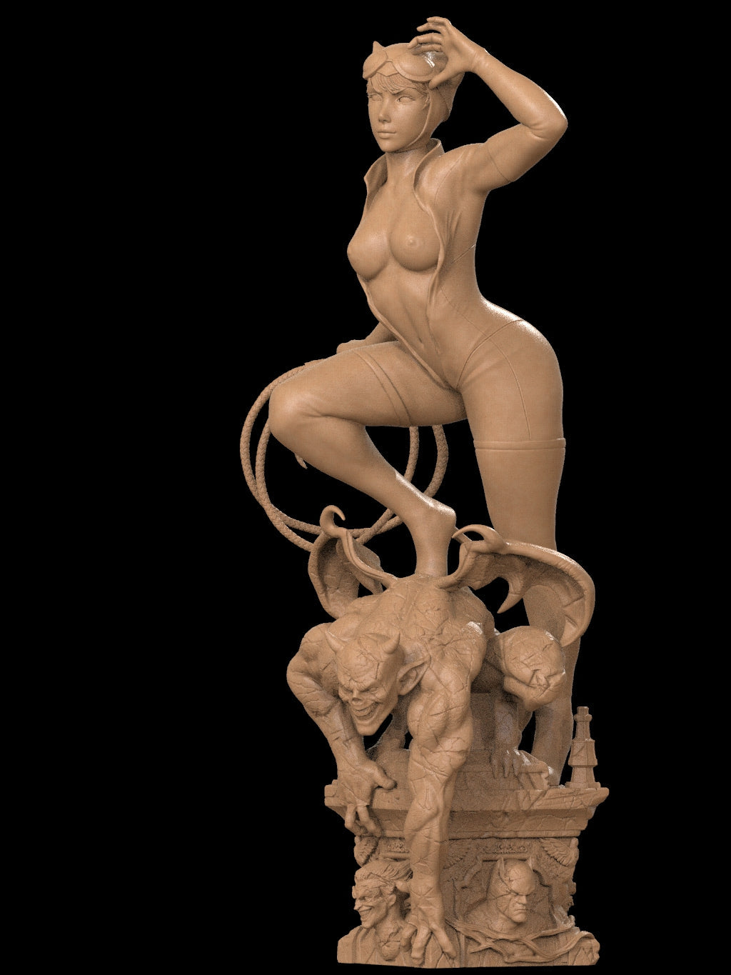 1504 Catwoman NSFW - DC Comics - STL 3D Print Files