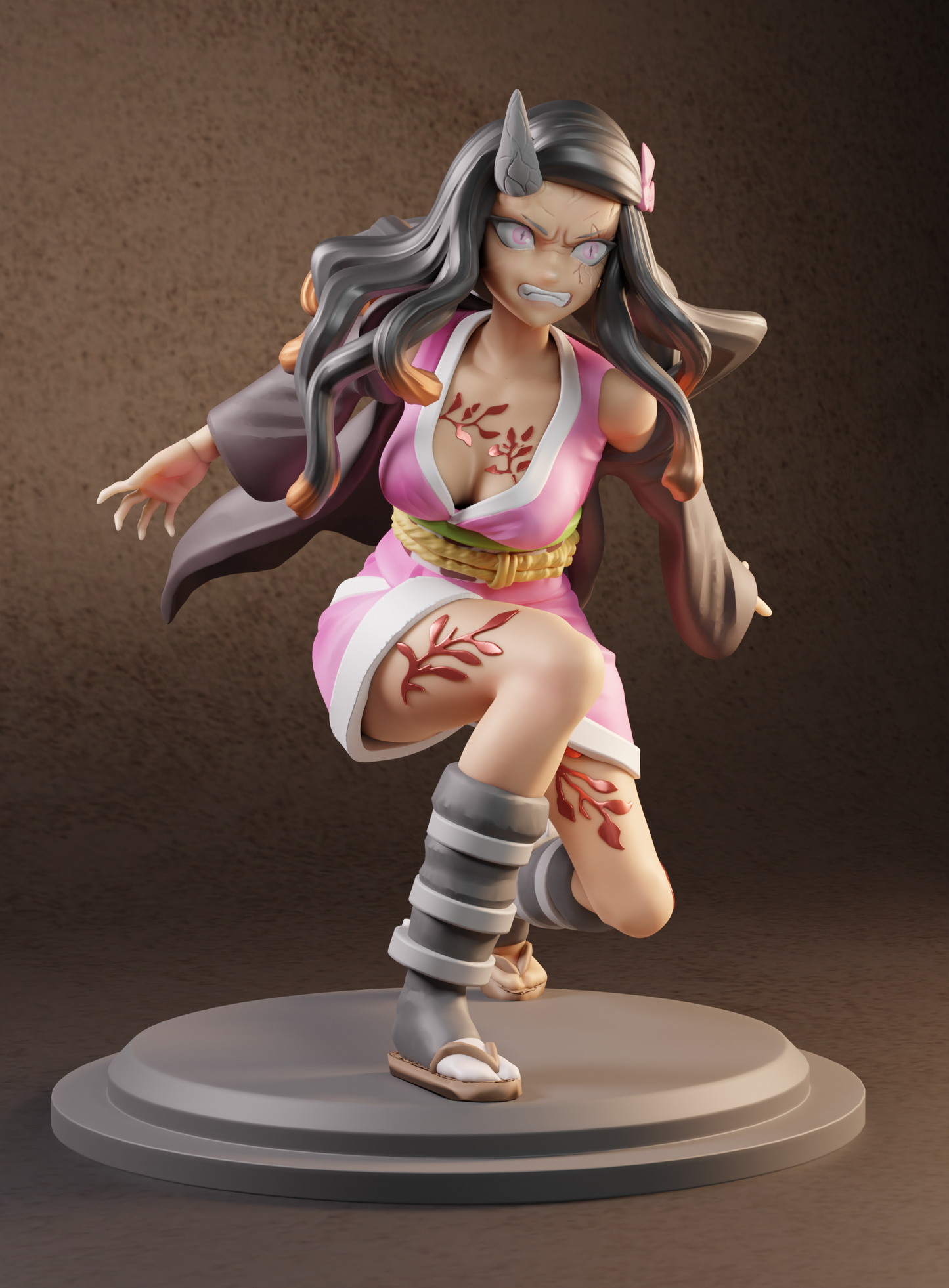 1843 Nezuko Kamado - Kimetsu no Yaiba - STL 3D Print Files