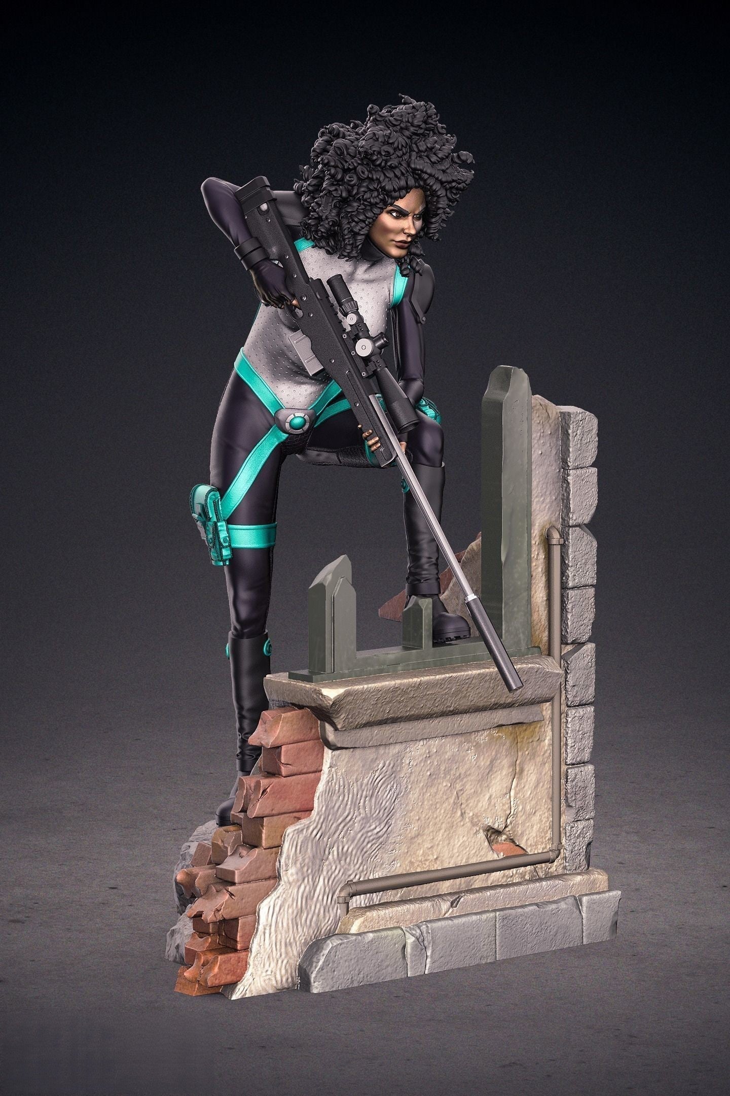 1538 Domino - Marvel Comics - STL 3D Print Files