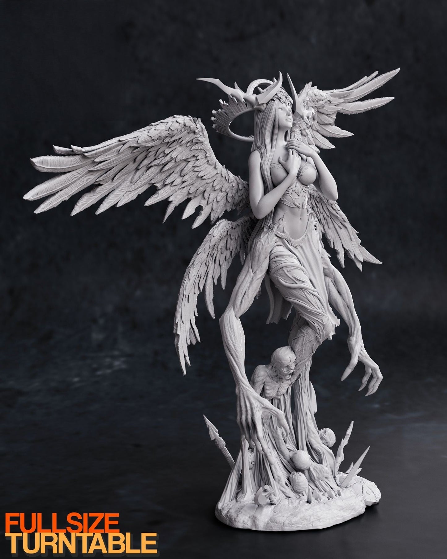 Zhazel Fallen Angel - STL 3D Print Files