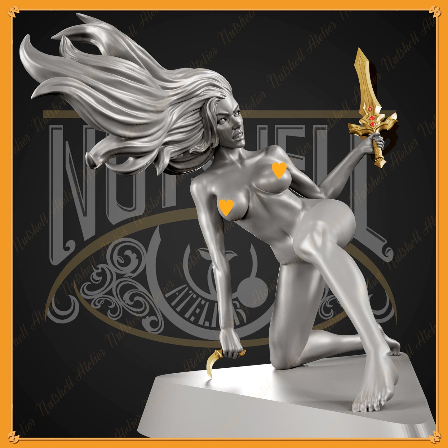 1270 Dejah Thoris NSFW - Princess of Mars - STL 3D Print Files