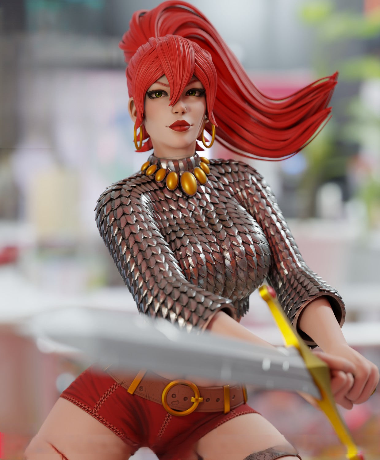 1357 Red Sonja NSFW - Marvel Comics - STL 3D Print Files