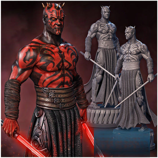 Darth Maul - Star Wars - STL 3D Print Files