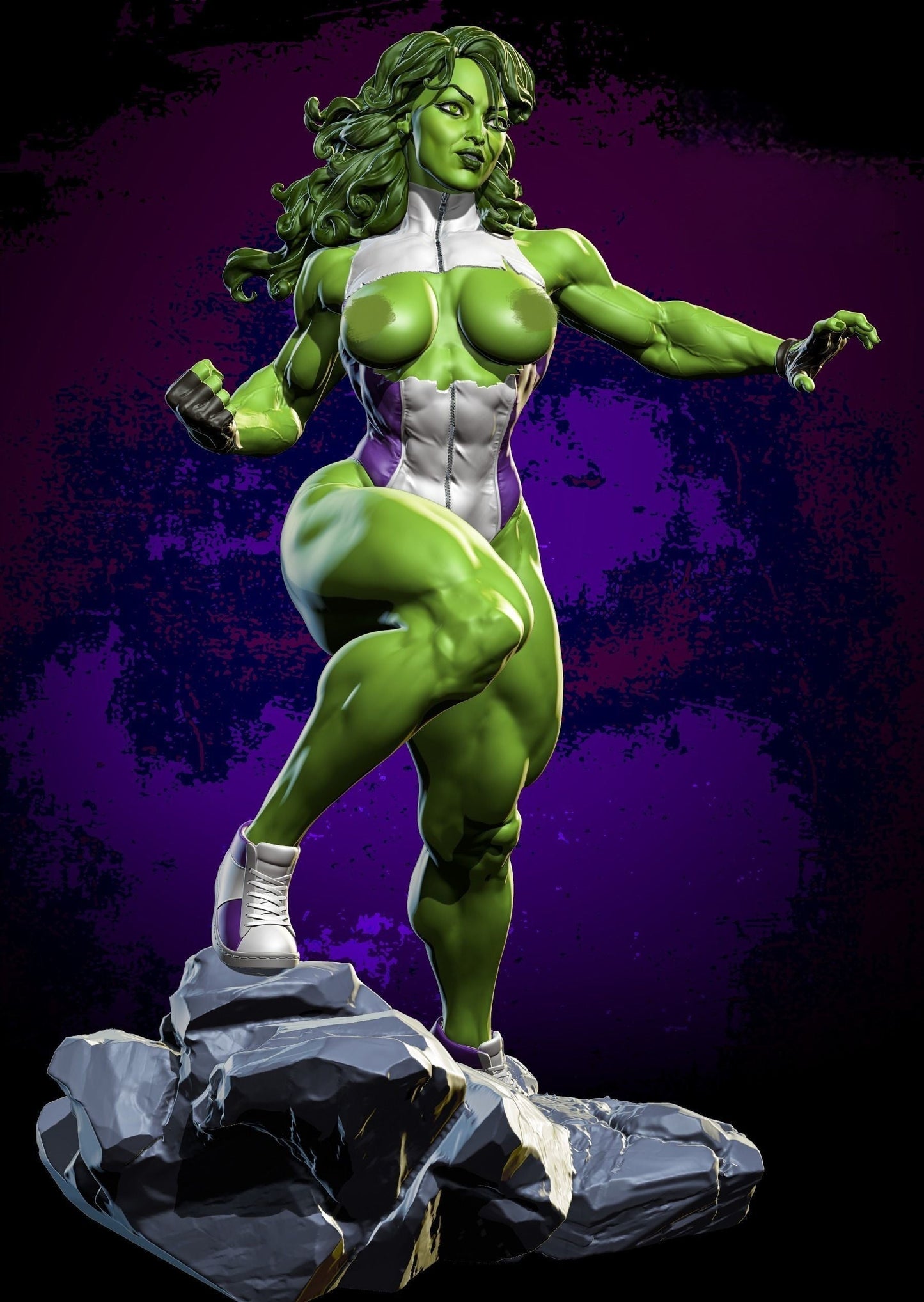 She Hulk NSFW - Marvel Comics - STL 3D Print Files