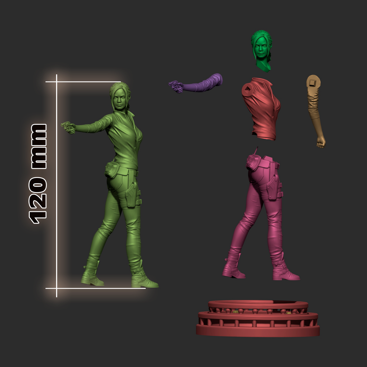 Claire Redfield - Resident Evil - STL 3D Print Files