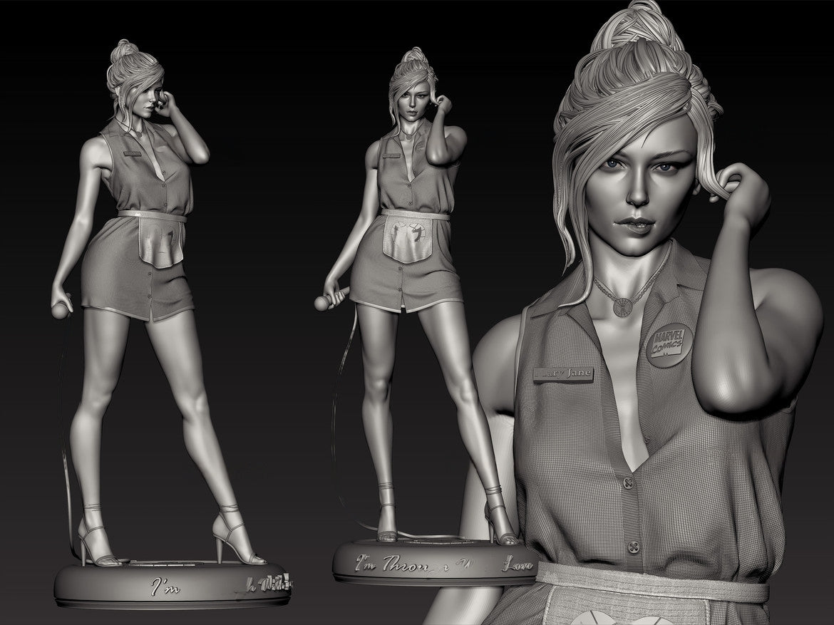 Mary Jane Watson NSFW  - STL 3D Print Files