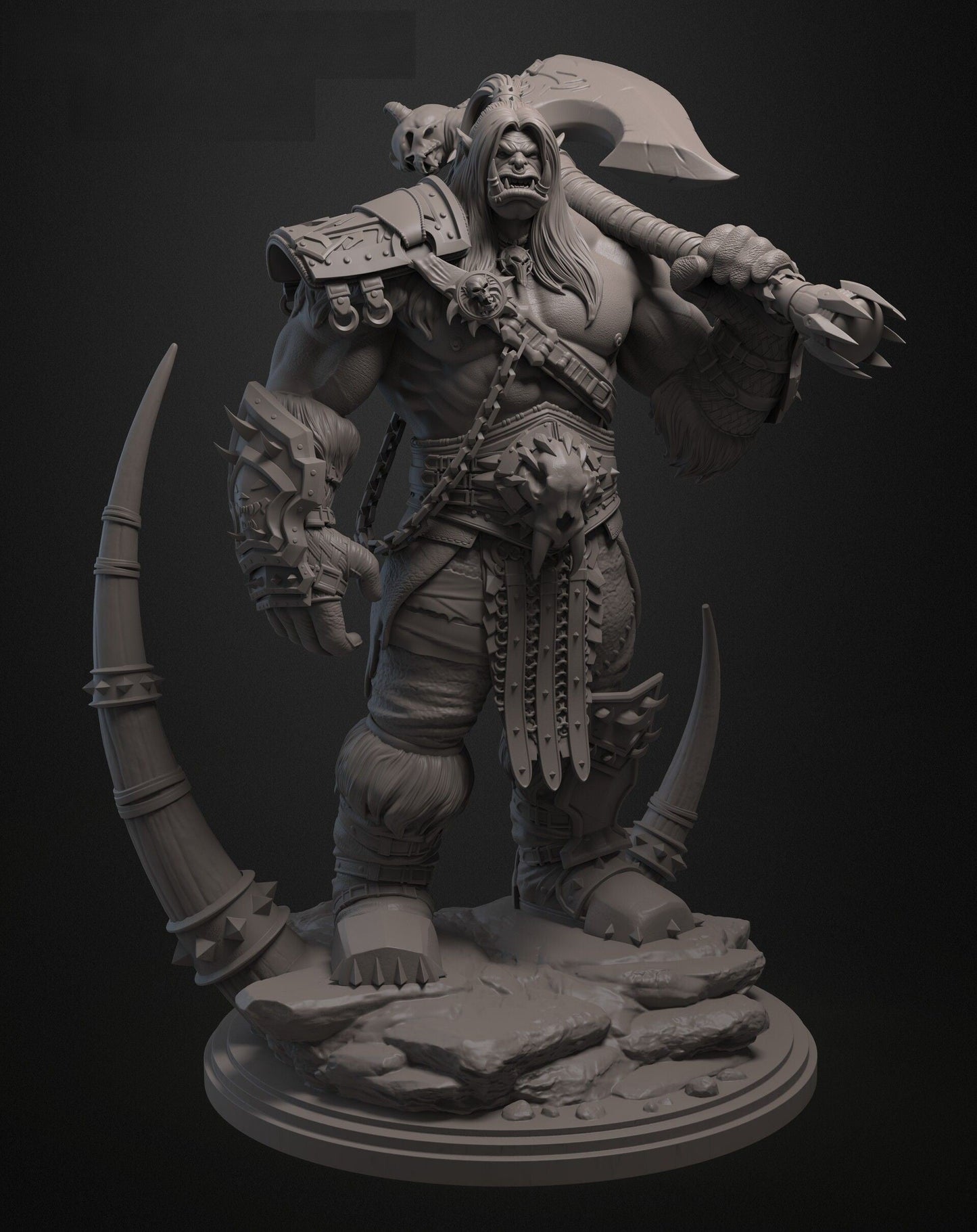 Grommash Hellscream - World of Warcraft - STL 3D Print Files