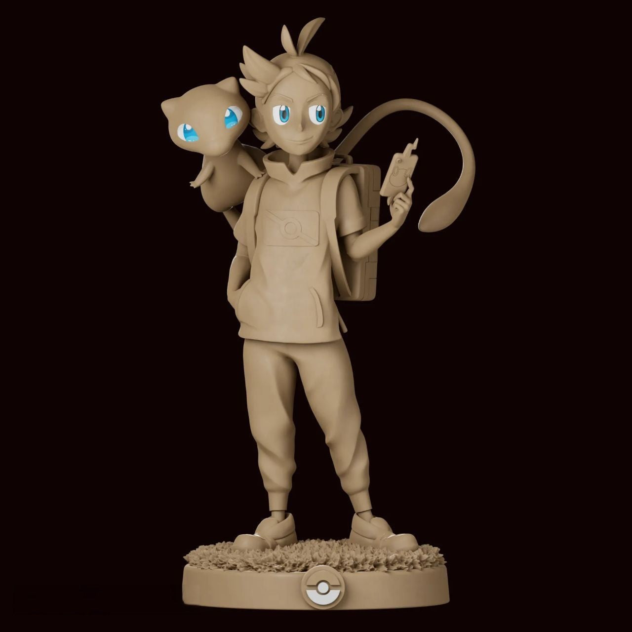 Goh and Mew - Pokemon - STL 3D Print Files