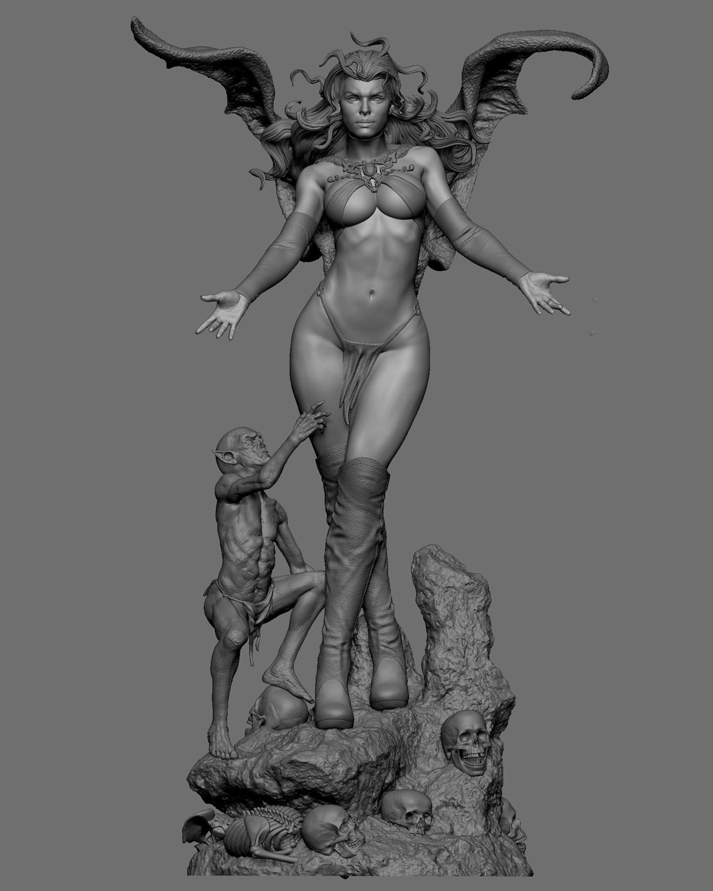 1397 Madelyne Pryor - The Goblin Queen  - STL 3D Print Files