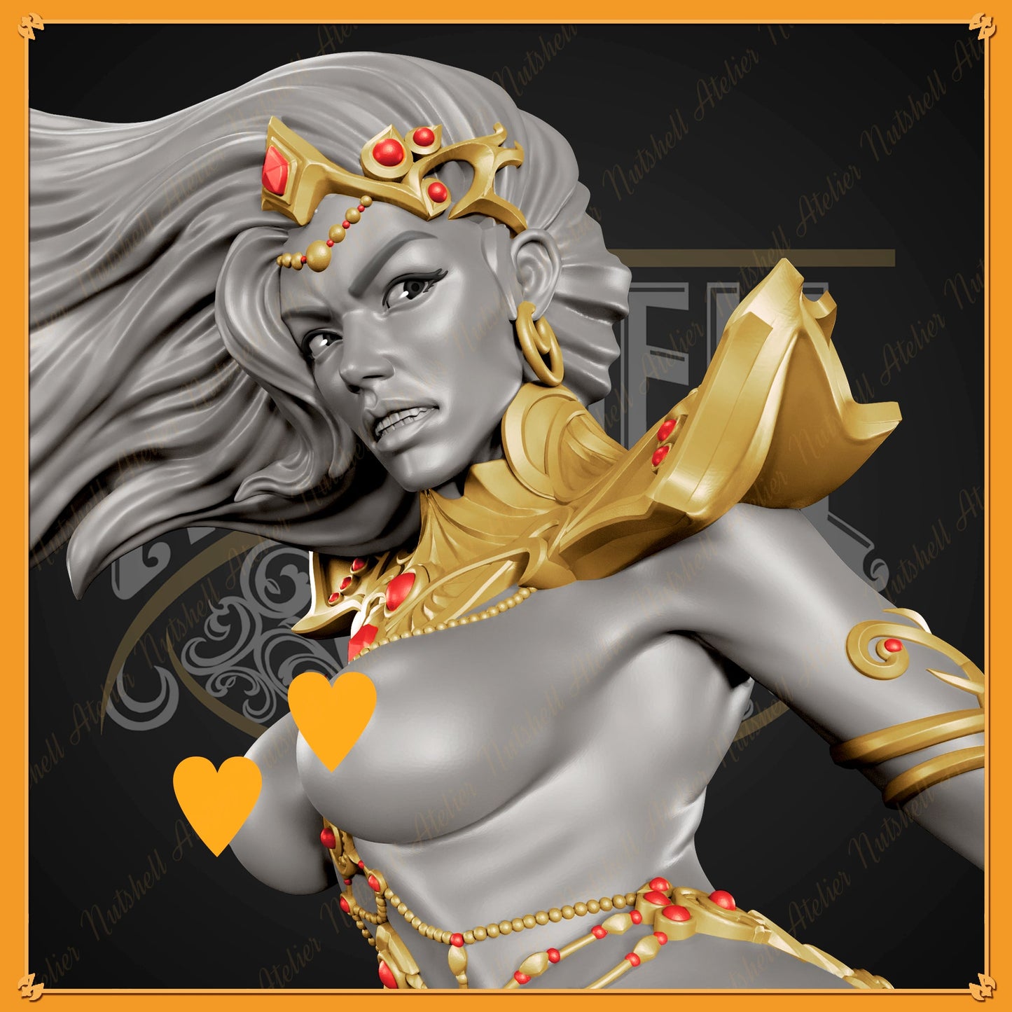 1270 Dejah Thoris NSFW - Princess of Mars - STL 3D Print Files