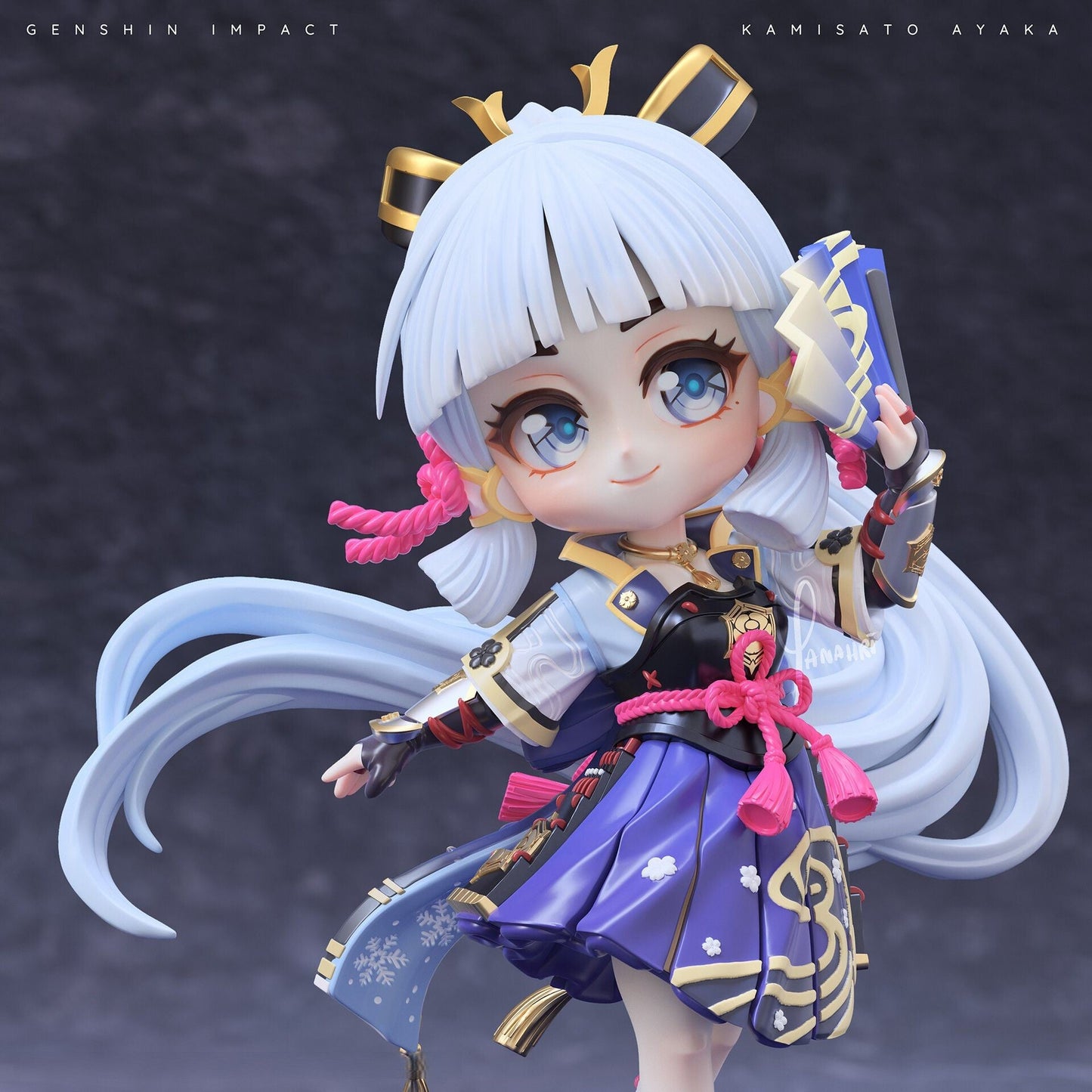 Chibi Kamisato Ayaka - Genshin Impact - STL 3D Print Files