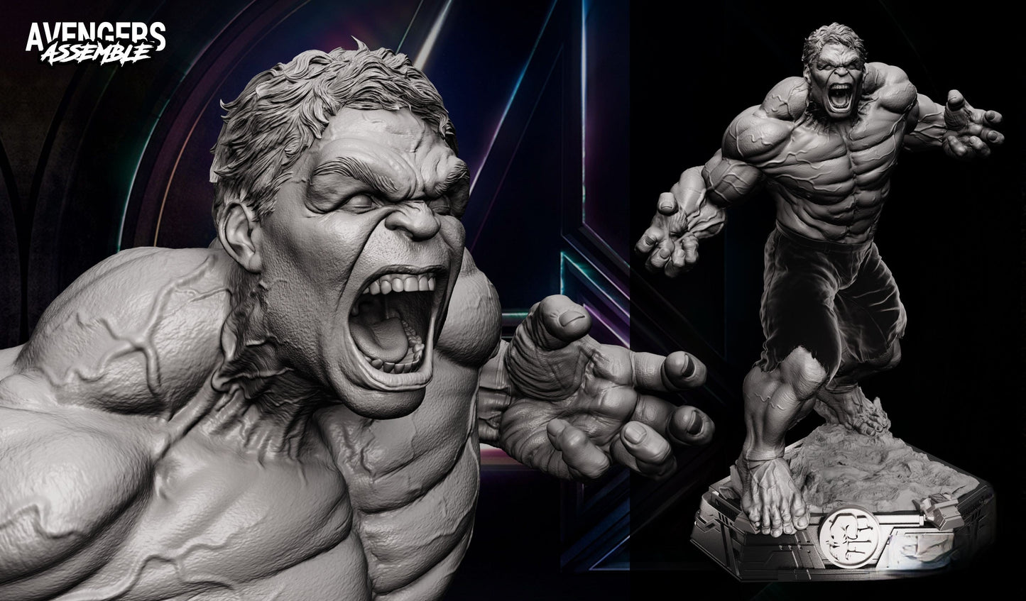 Hulk Avengers 2012 - STL 3D Print Files