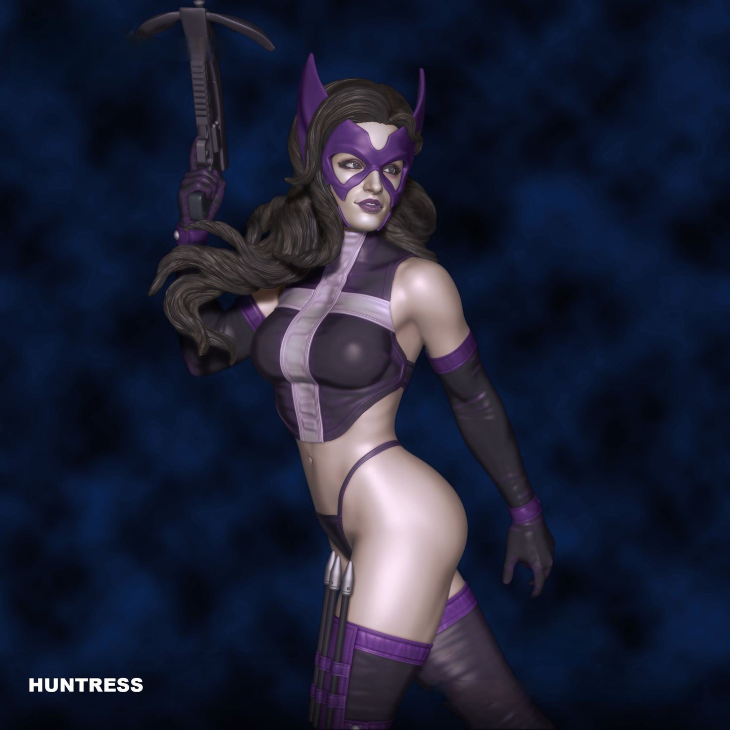 Huntress NSFW - DC Comic STL 3D Print Files