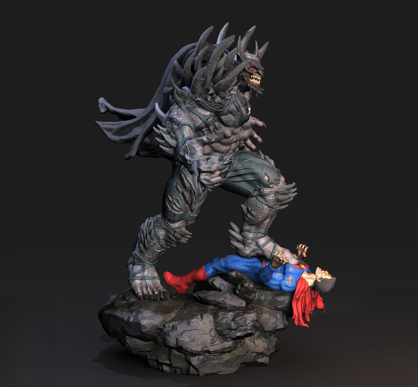 Superman Vs Devastator - DC Comics - STL 3D Print Files