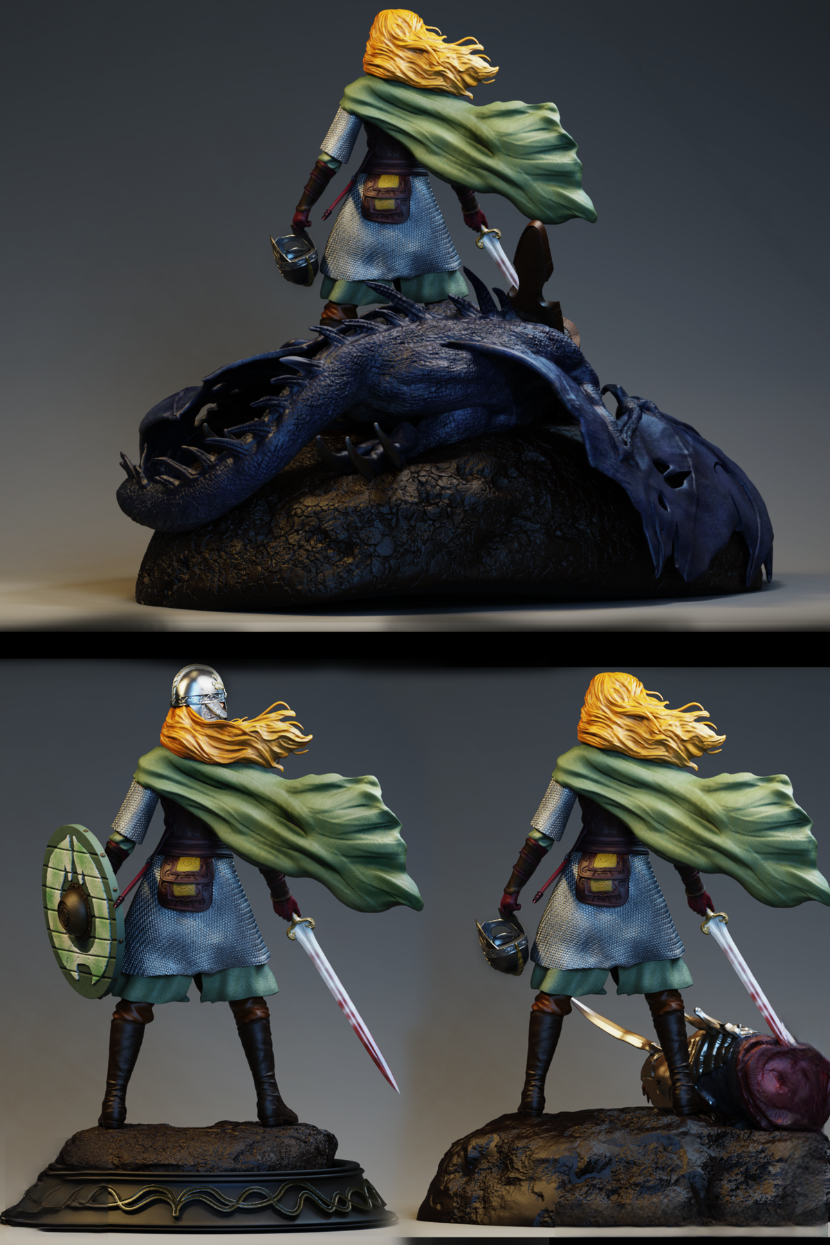 Eowyn - Lord Of The Rings - STL 3D Print Files