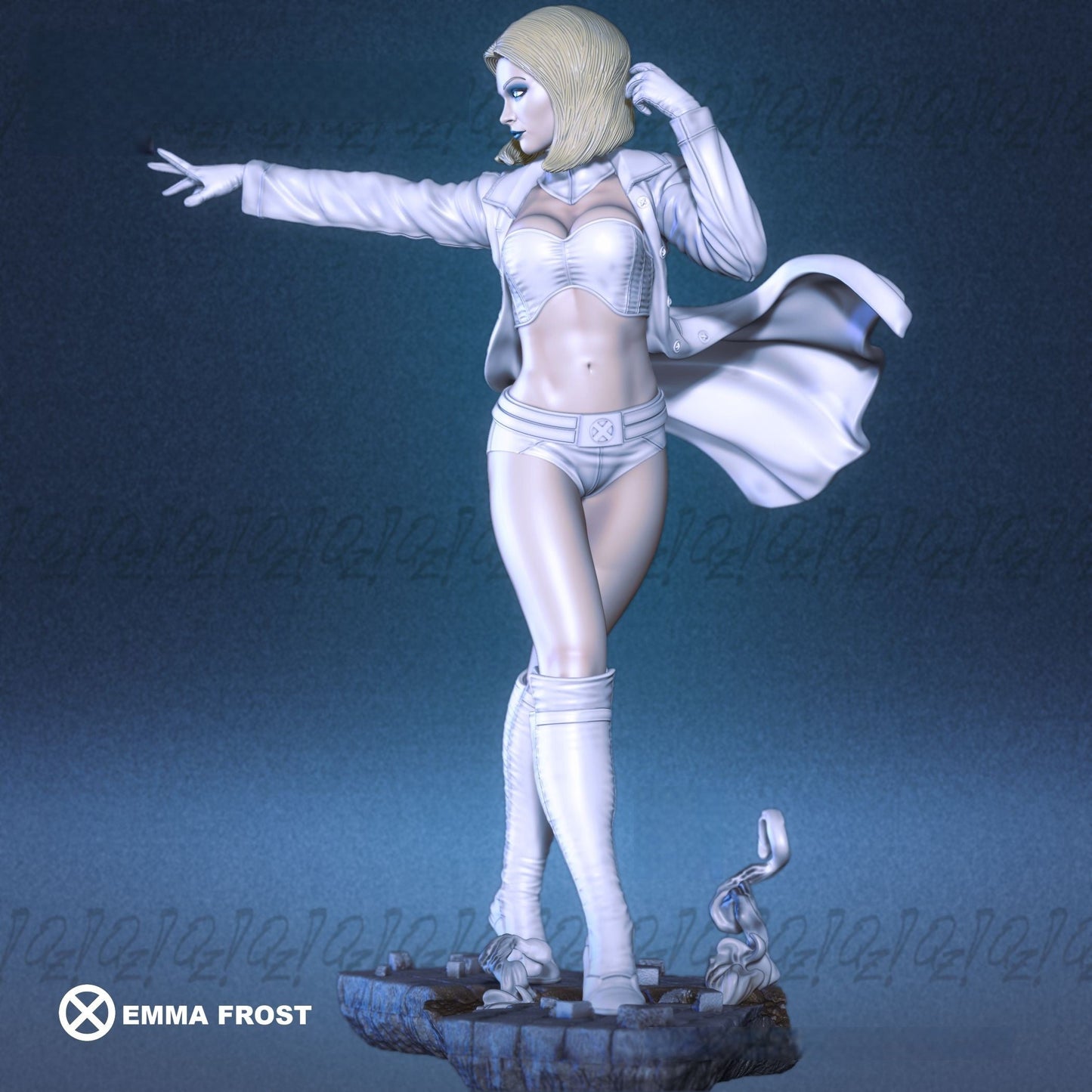 2018 Emma Frost NSFW- X-Men - STL 3D Print Files