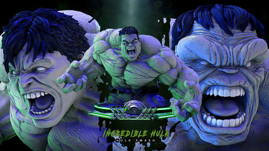 1430 Hulk 2023 Bust - Marvel Comics - STL 3D Print Files