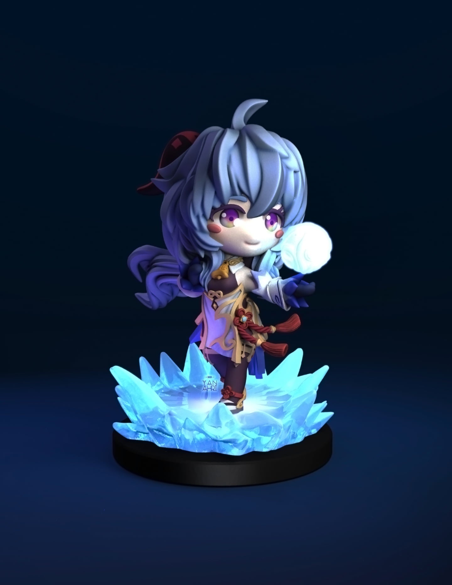 Chibi Ganyu - Genshin Impact - STL 3D Print Files