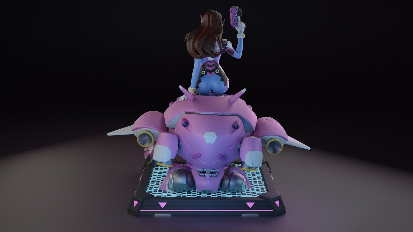 D.Va NSFW - Overwatch  - STL 3D Print Files