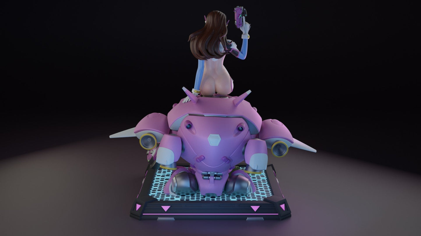 D.Va NSFW - Overwatch  - STL 3D Print Files