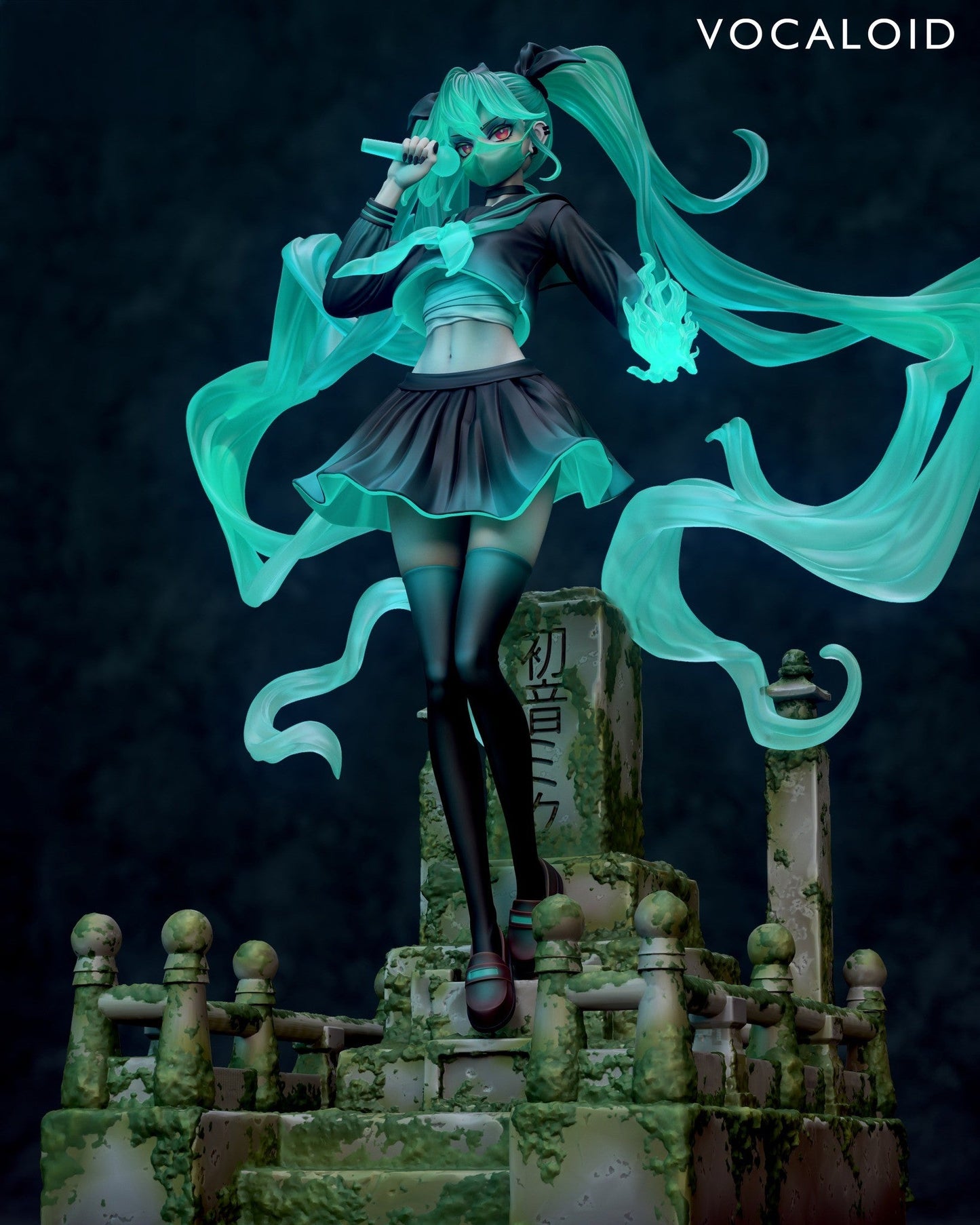 Hatsune Miku - Vocaloid  - STL 3D Print Files